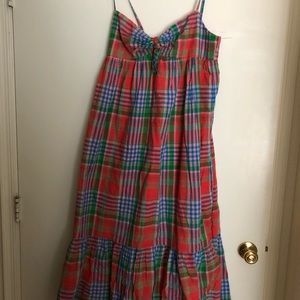 J.Crew Madras Maxi Dress